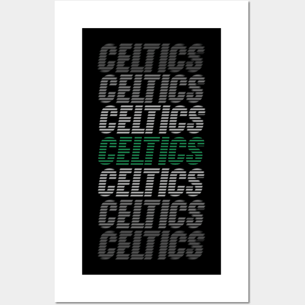 Celtics Fade Wall Art by LikeMindedDesigns